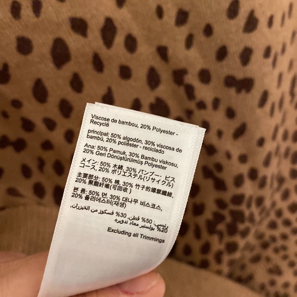 Joules Cotton / Viscose Blend Sweater - Leopard Dots - Picture 6 of 6